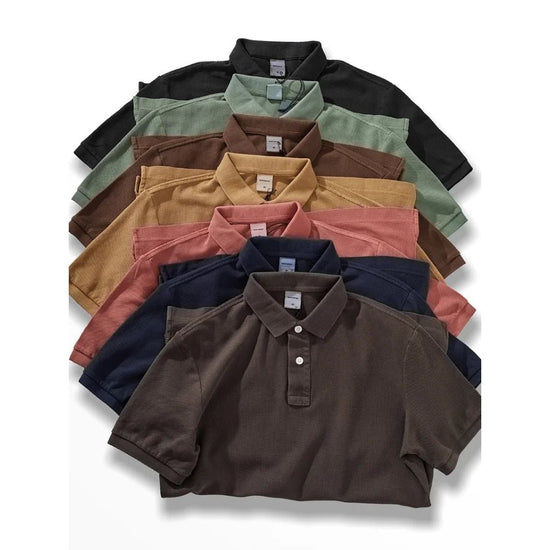 Polo cotton washed t-shirt