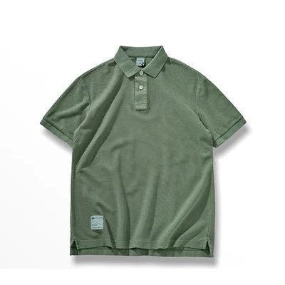 Polo cotton washed t-shirt