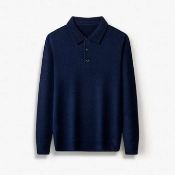 Polo sweater with buttons