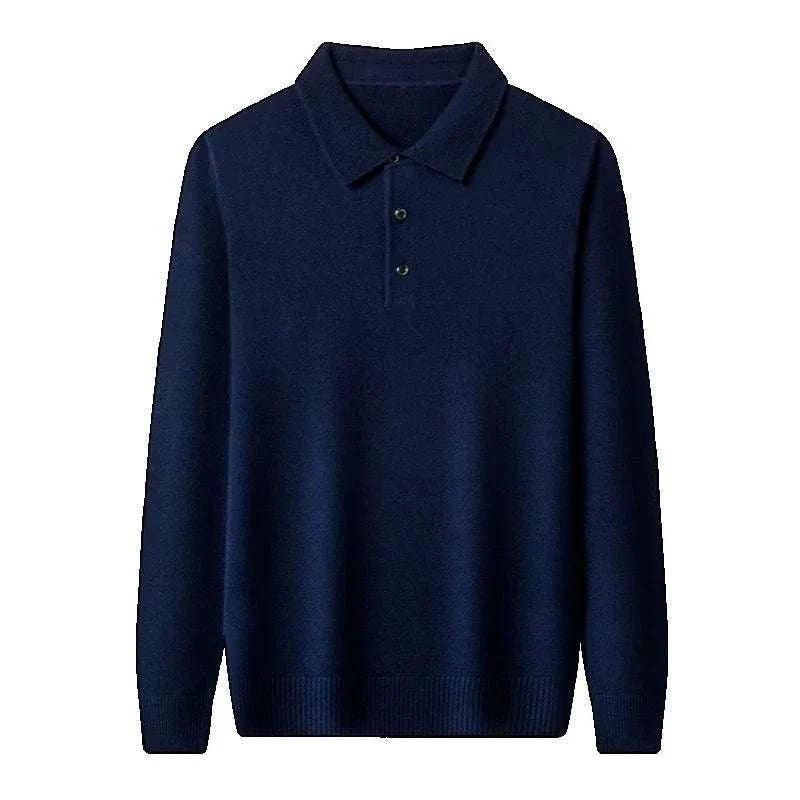 Polo sweater with buttons