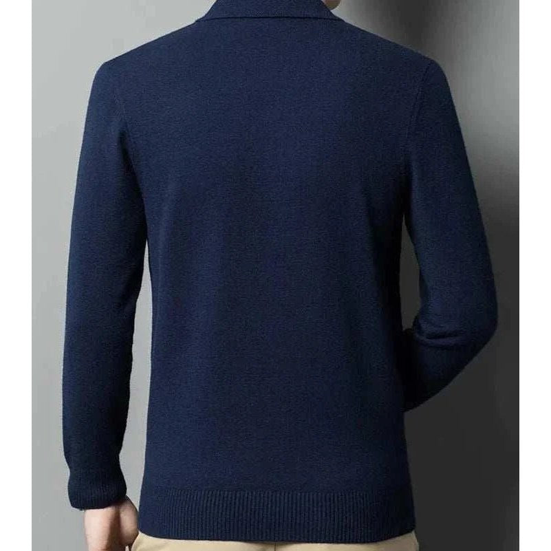 Polo sweater with buttons