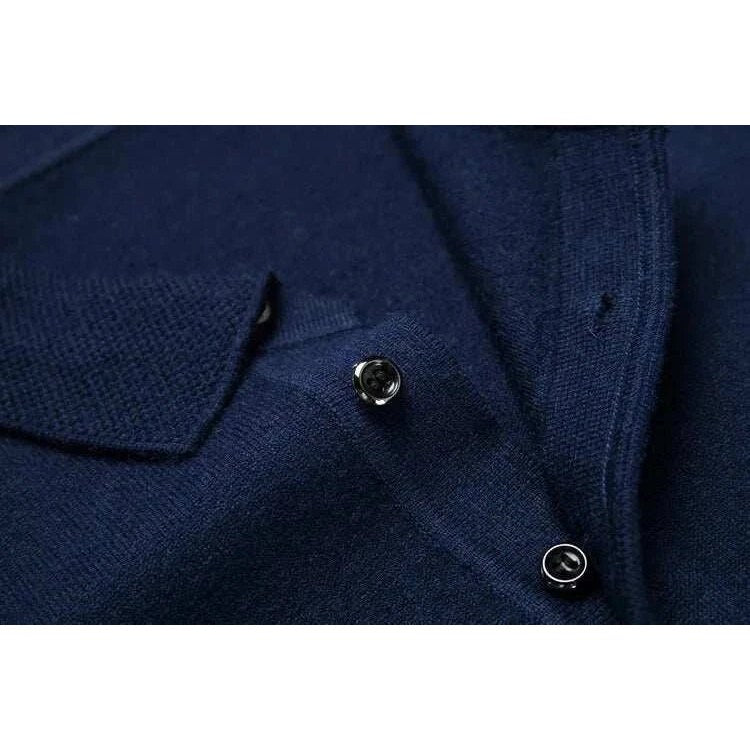 Polo sweater with buttons