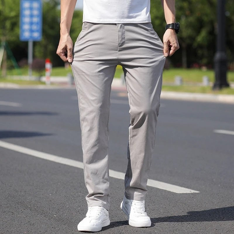Pure cotton casual chinos
