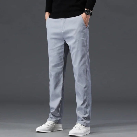 Pure cotton casual chinos