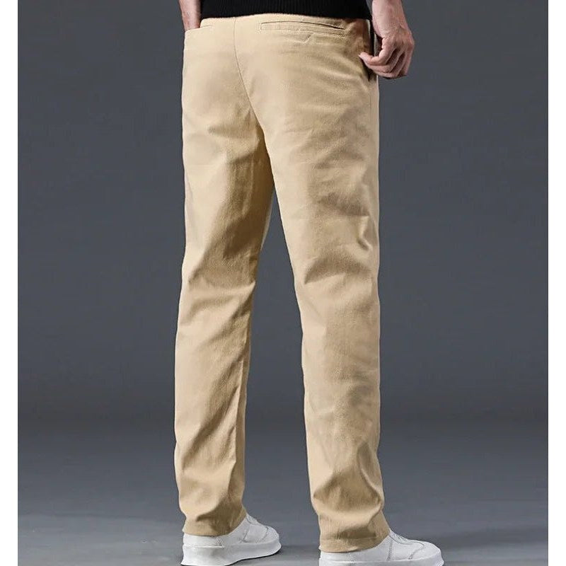 Pure cotton casual chinos
