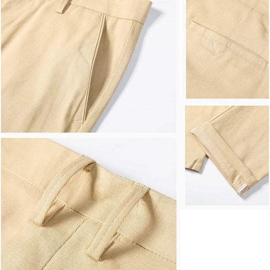 Pure cotton casual chinos