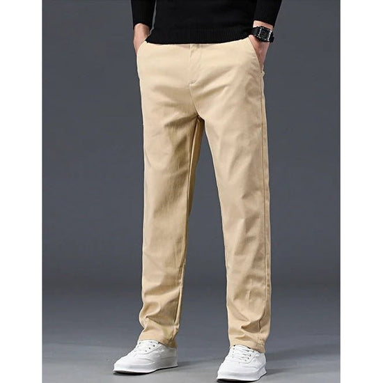 Pure cotton casual chinos