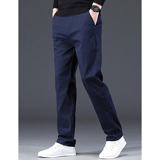 Pure cotton casual chinos