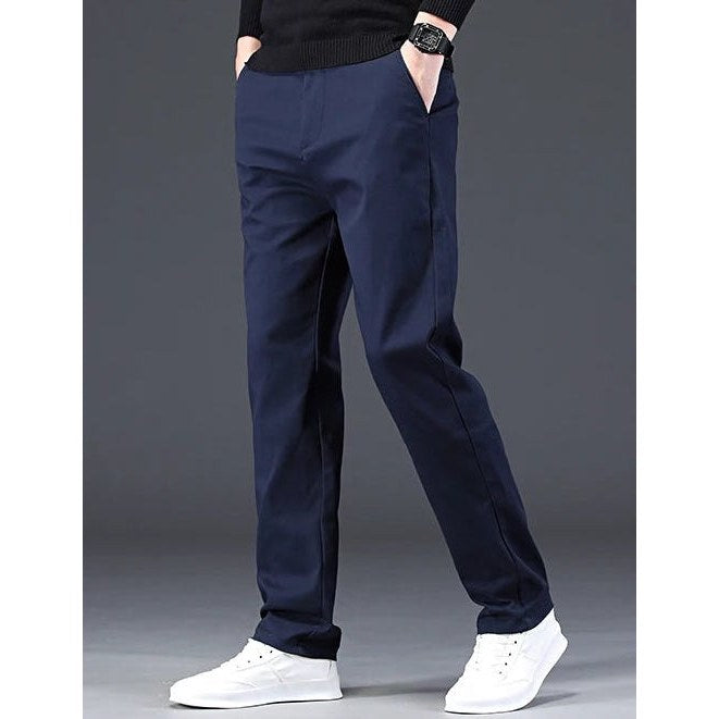 Pure cotton casual chinos