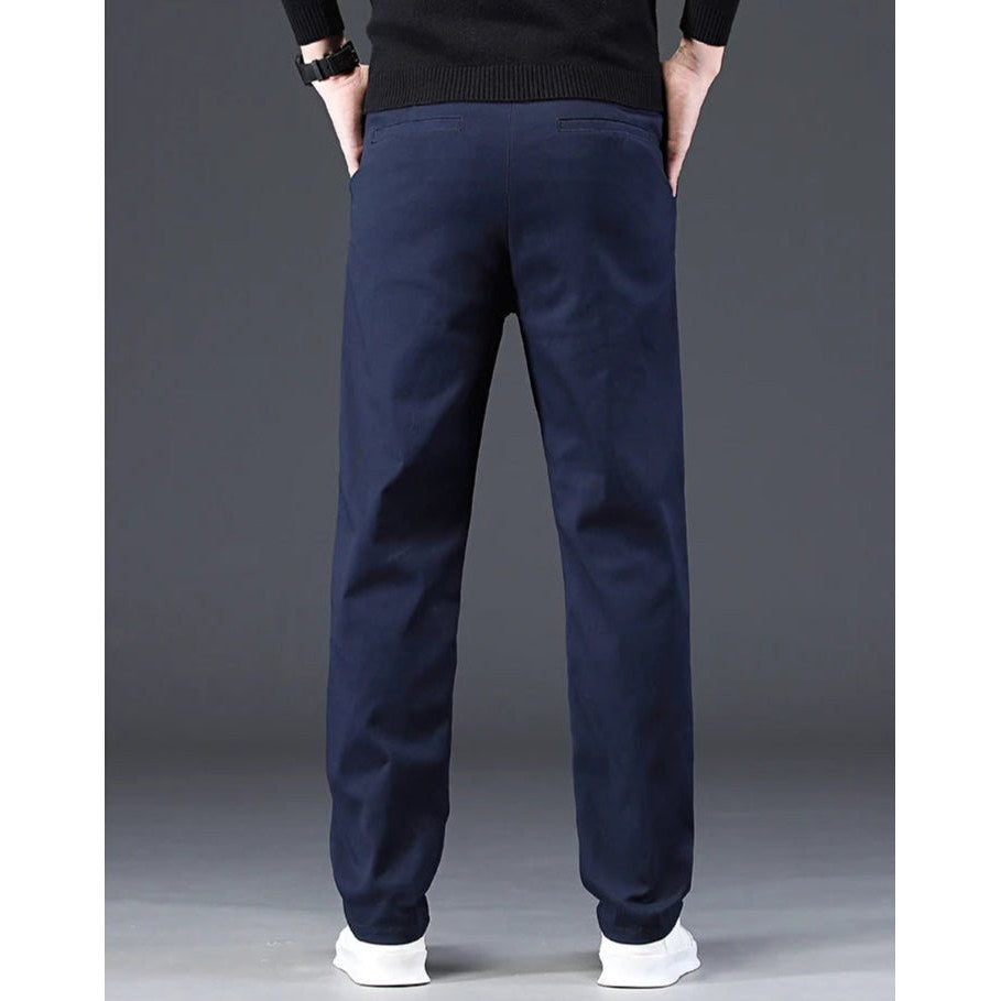Pure cotton casual chinos