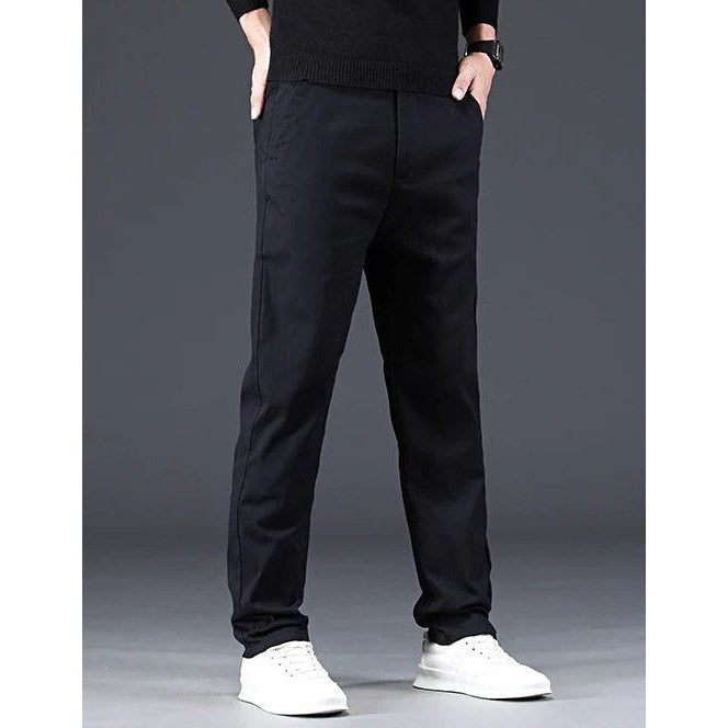 Pure cotton casual chinos