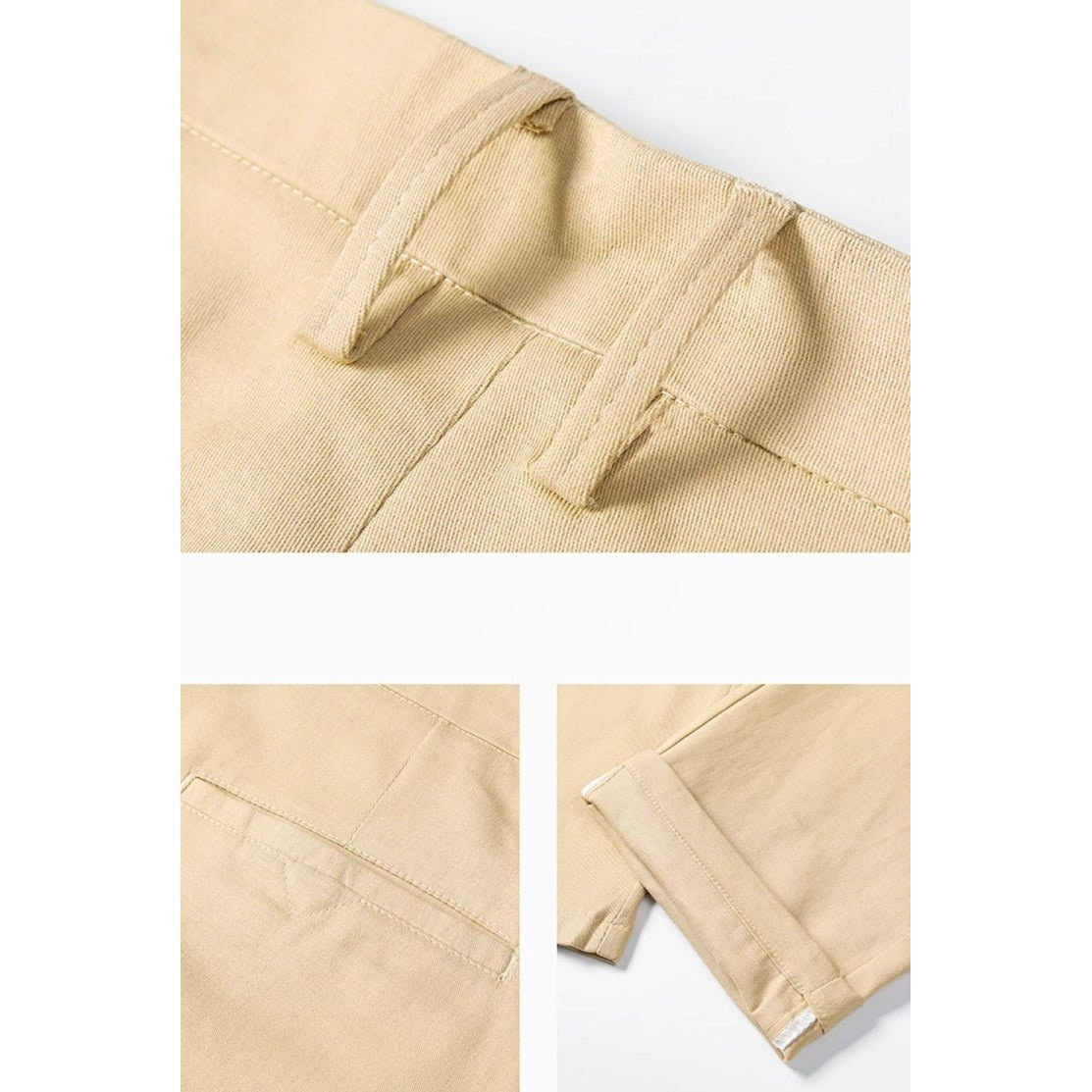 Pure cotton casual chinos