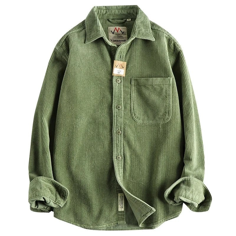 Pure Cotton Corduroy American Shirt