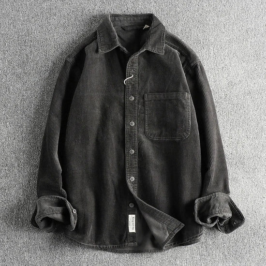 Pure Cotton Corduroy American Shirt