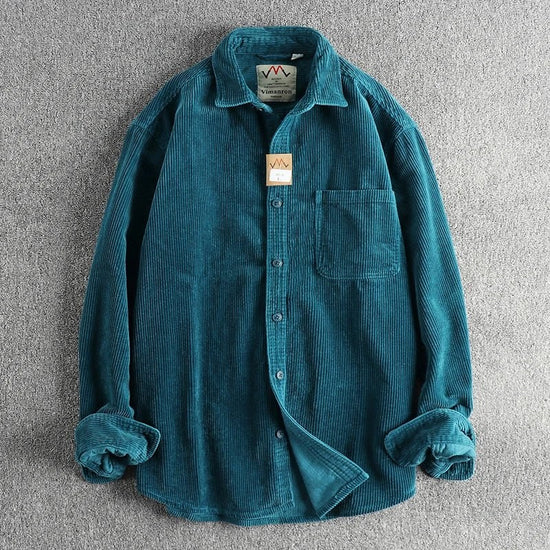 Pure Cotton Corduroy American Shirt