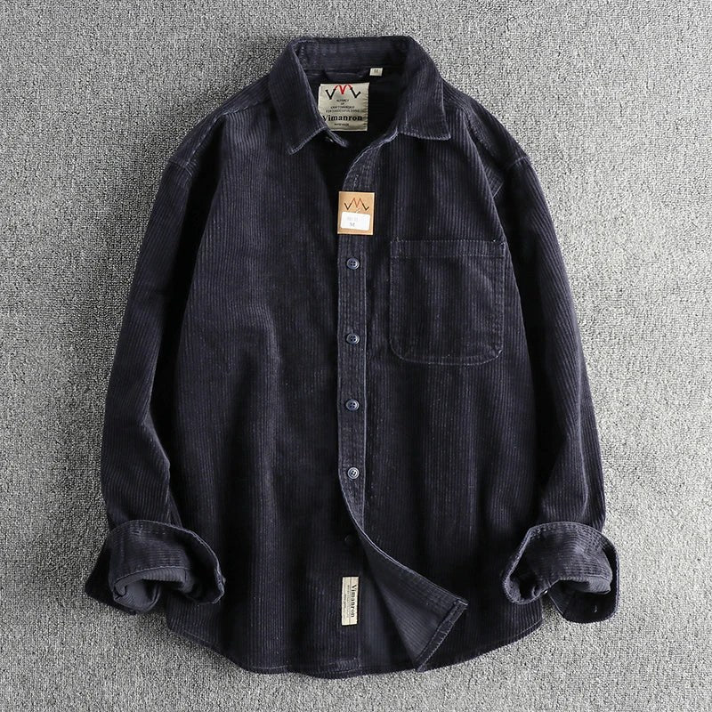 Pure Cotton Corduroy American Shirt