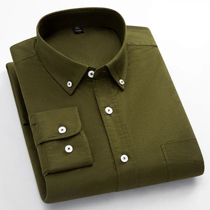 Pure cotton office work shirt
