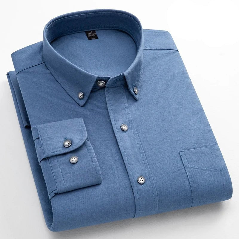 Pure cotton office work shirt