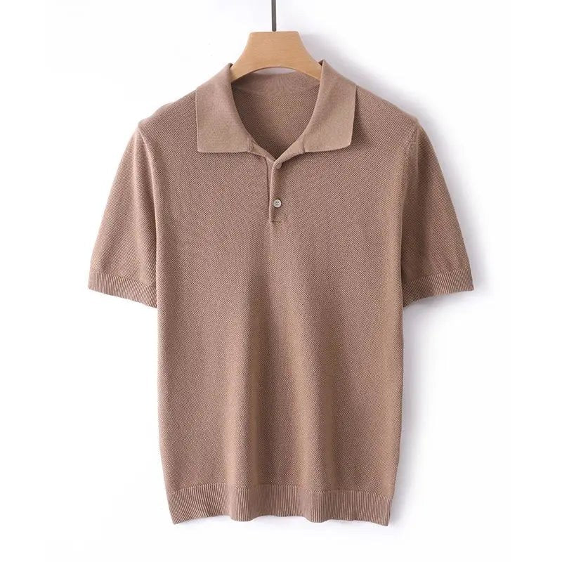 Pure cotton polo office t-shirt