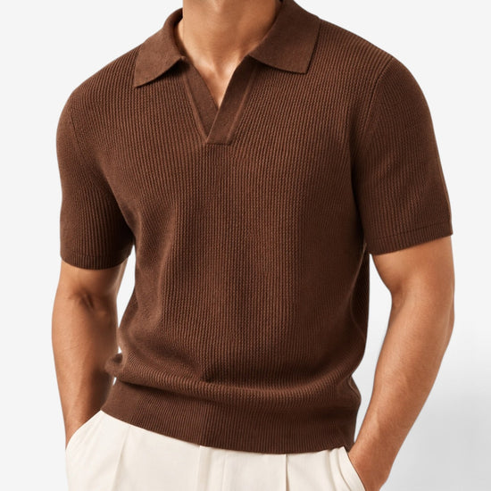 Ramon business slim cashmere polo sweater
