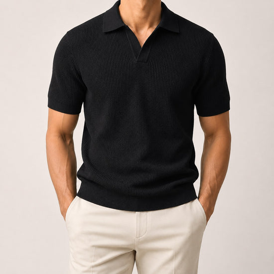 Ramon business slim cashmere polo sweater