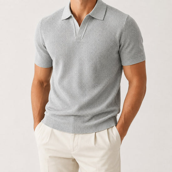 Ramon business slim cashmere polo sweater