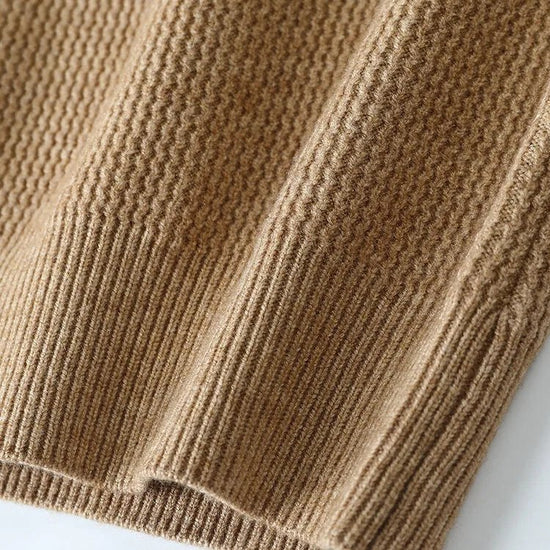 Ramon business slim cashmere polo sweater