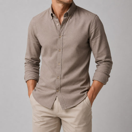 Ramon button-down business long-sleeve shirt