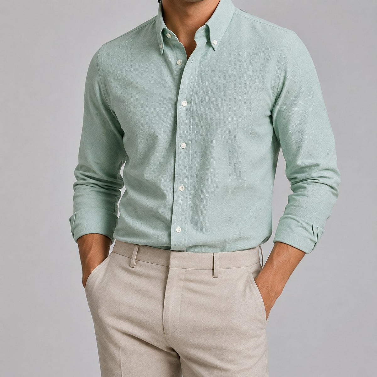 Ramon button-down business long-sleeve shirt
