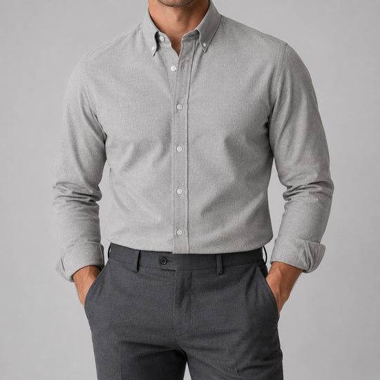 Ramon button-down business long-sleeve shirt