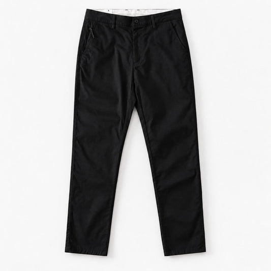 Relaxed cotton stretch twill chinos