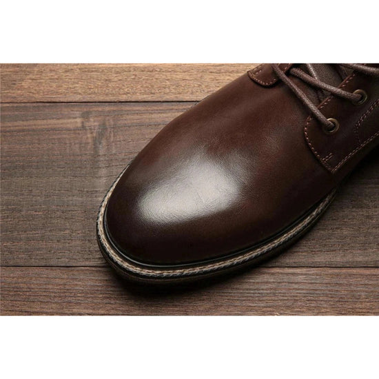 Retro british leather boots