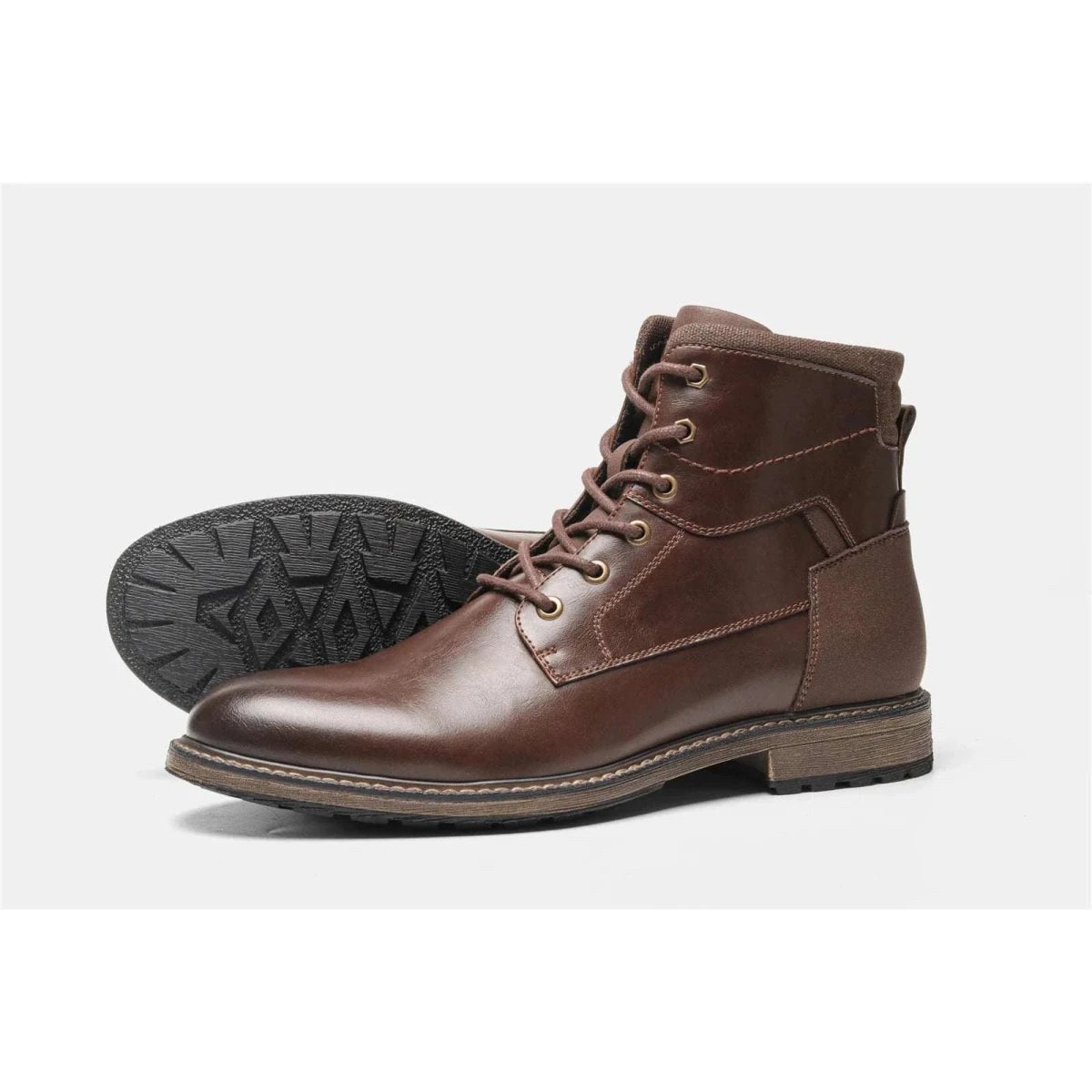 Retro british leather boots