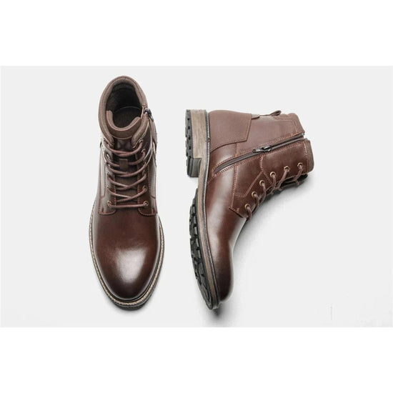Retro british leather boots