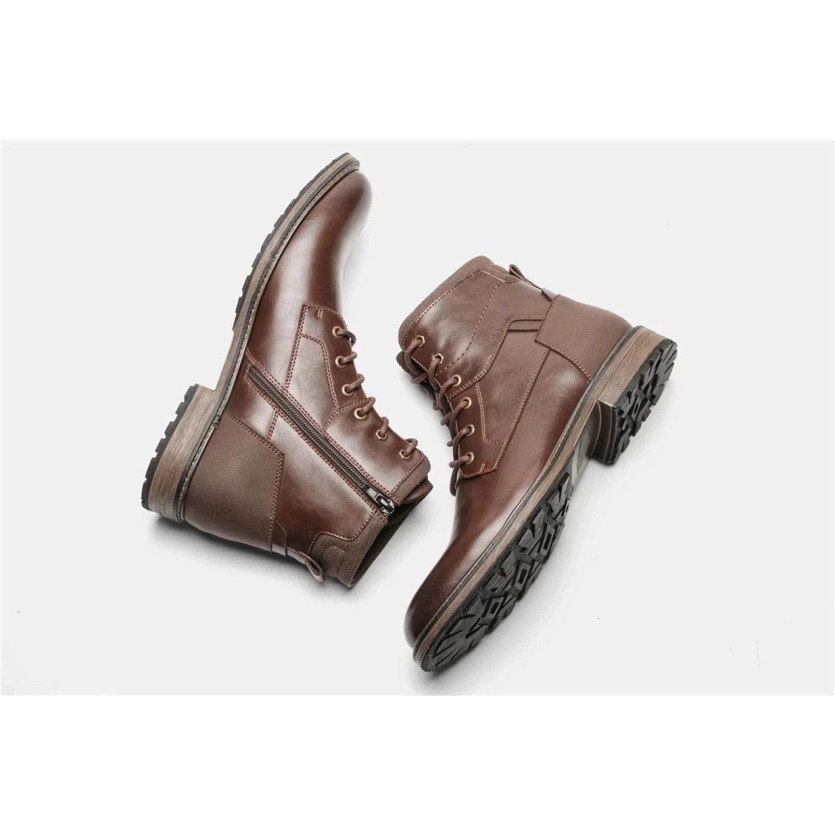 Retro british leather boots