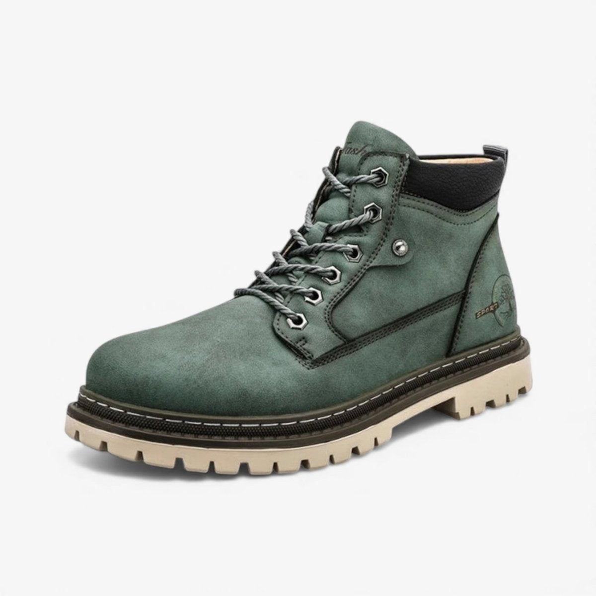 Retro comfortable winter boots with fur