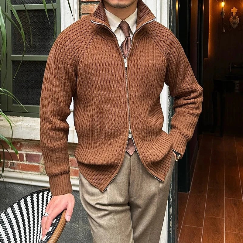 Retro cotton cardigan