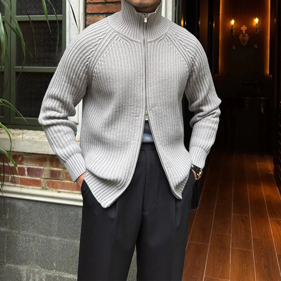 Retro cotton cardigan