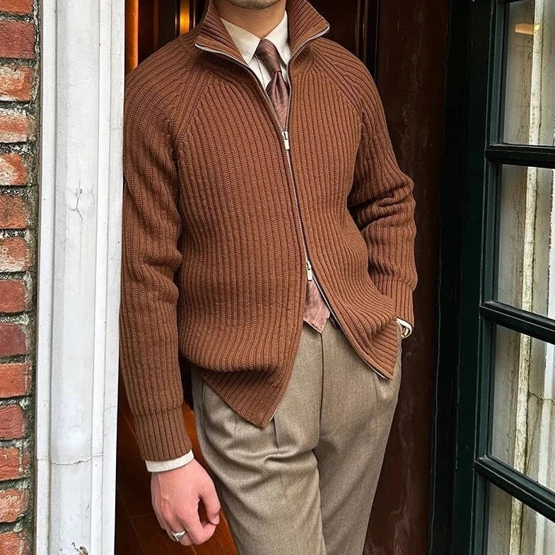 Retro cotton cardigan