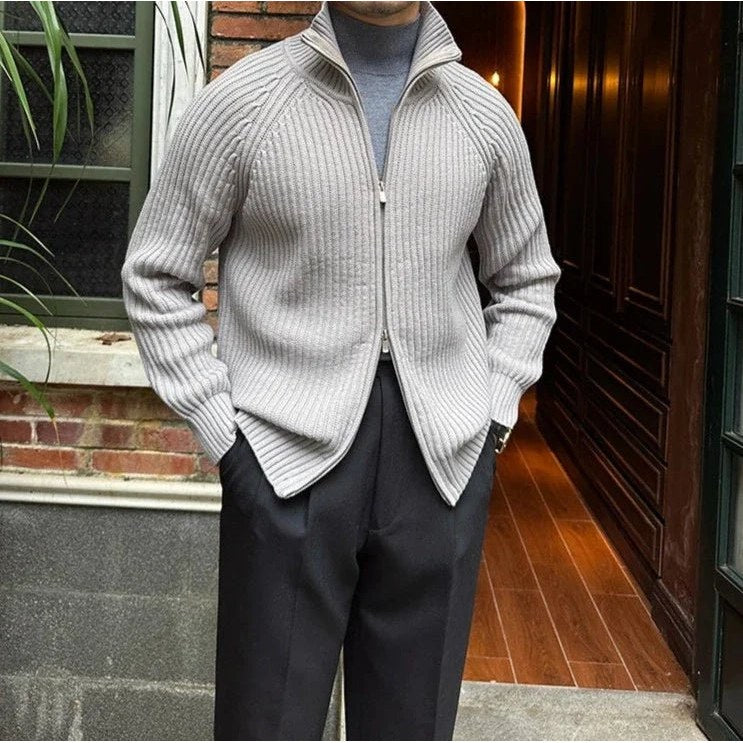 Retro cotton cardigan