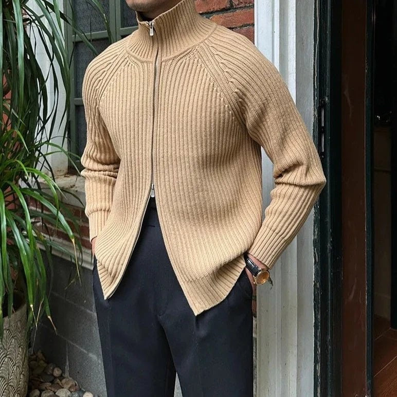 Retro cotton cardigan