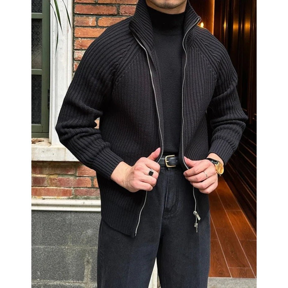 Retro cotton cardigan