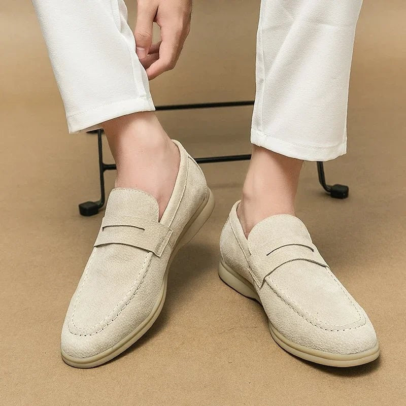 Retro pointed penny loafer