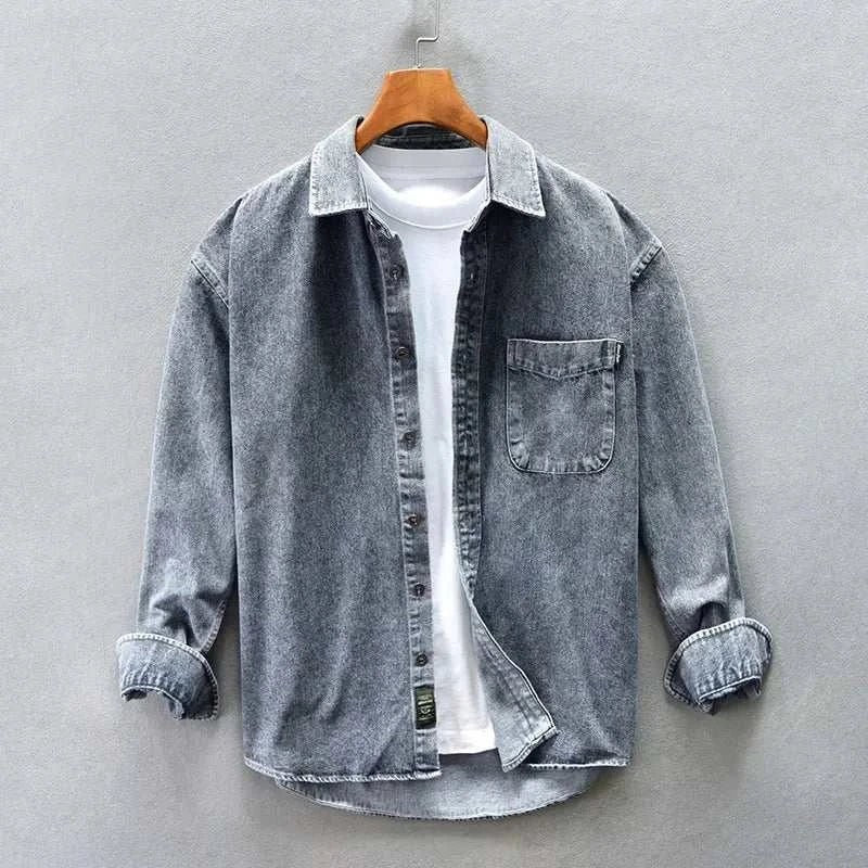 Retro vintage denim shirt