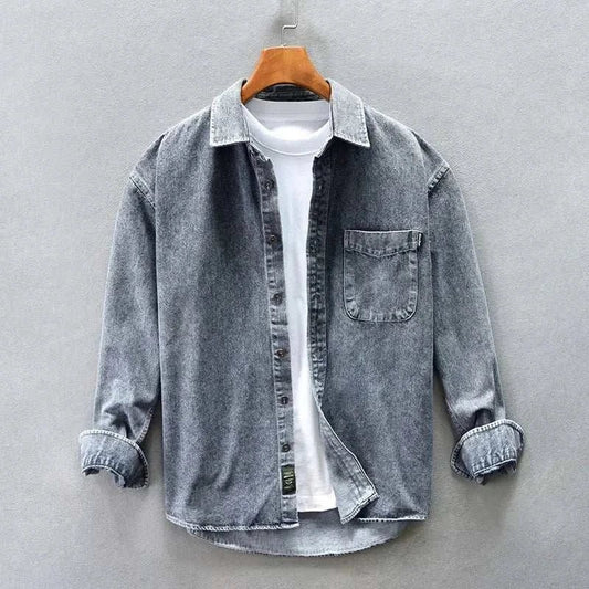 Retro vintage denim shirt