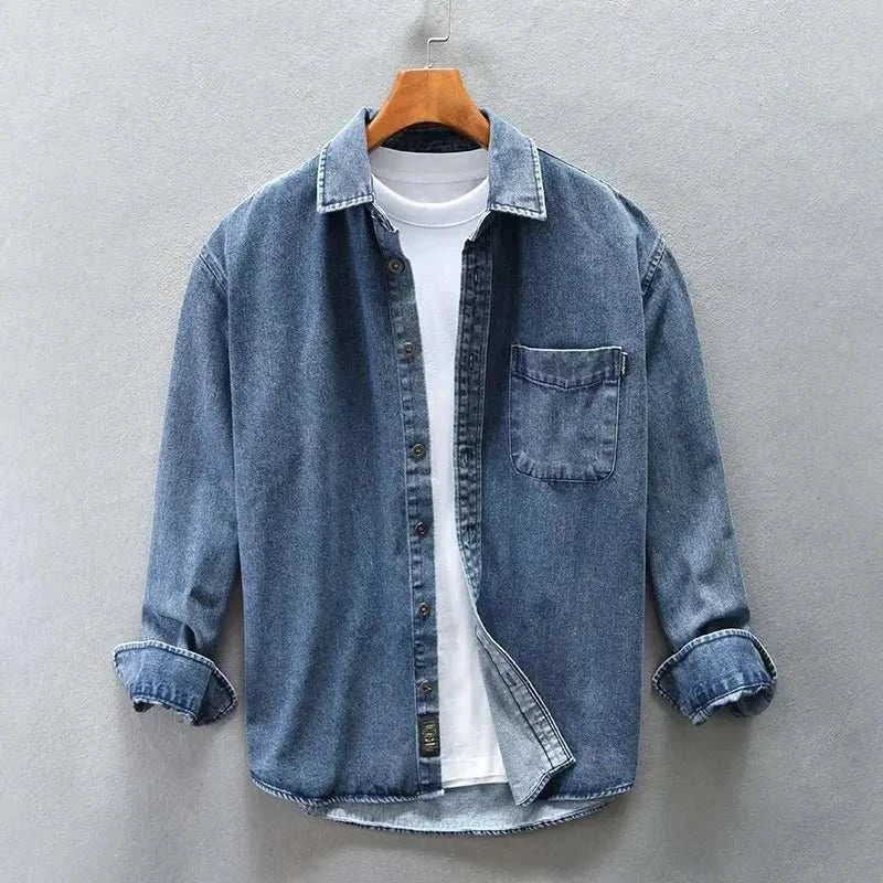 Retro vintage denim shirt
