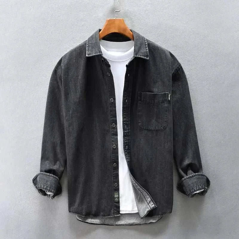 Retro vintage denim shirt