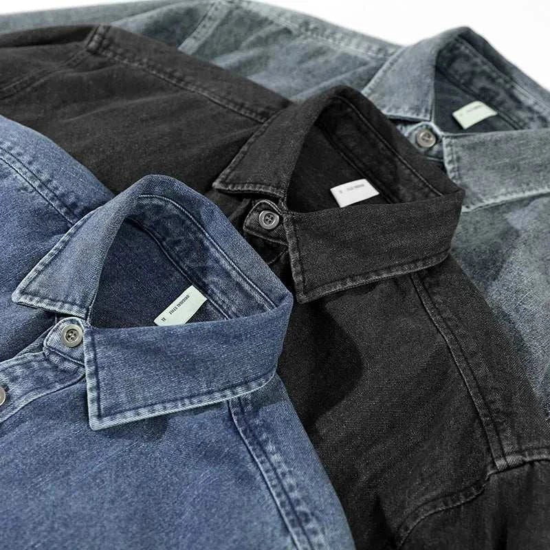 Retro vintage denim shirt