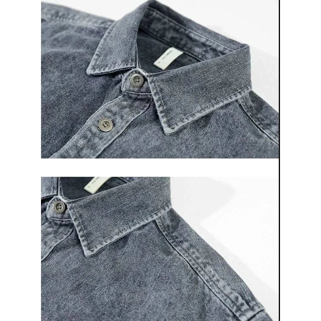 Retro vintage denim shirt