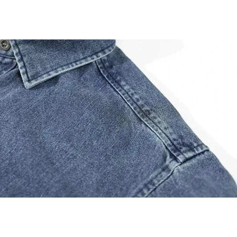 Retro vintage denim shirt
